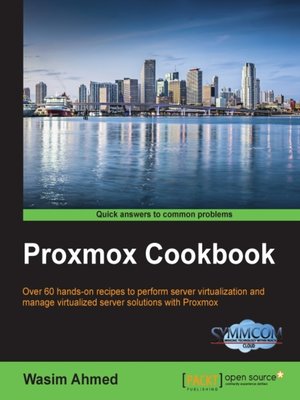 cover image of Proxmox Cookbook